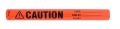 8" Wrap Around Label, Fiber Optic Warning Label