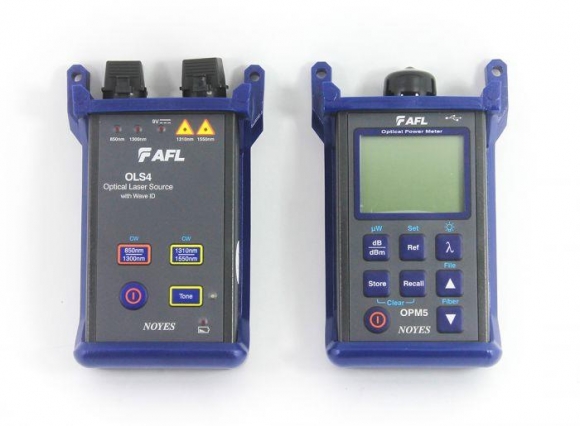 AFL Optical Loss Test Kit Quad SMLP5-5 with ST Adapters  AFL Optical Loss Test Kit Quad SMLP5-5 with ST Adapters