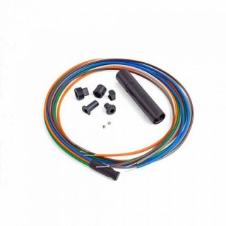 FIB 3mm 6 Fiber Color Coded Breakout Kit 40" Tubing