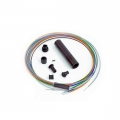 FIB 3mm 6 Fiber Color Coded Break-Out Kit 40" Tubing