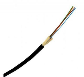FIB Blue 6 Fiber Tactical Cable SM Corning LBL Fiber