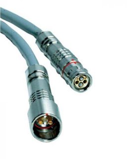 FIB Blue LEMO SMPTE Assy PUW(receptacle)-FUW (plug) 500'