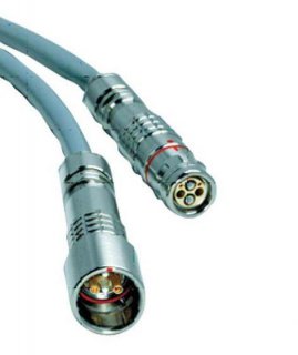 FIB Blue SMPTE 311M Breakout Cable SM FXW Panel