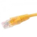 FIB Copper Cat 5e Patch Cable with Boots 10ft Yellow