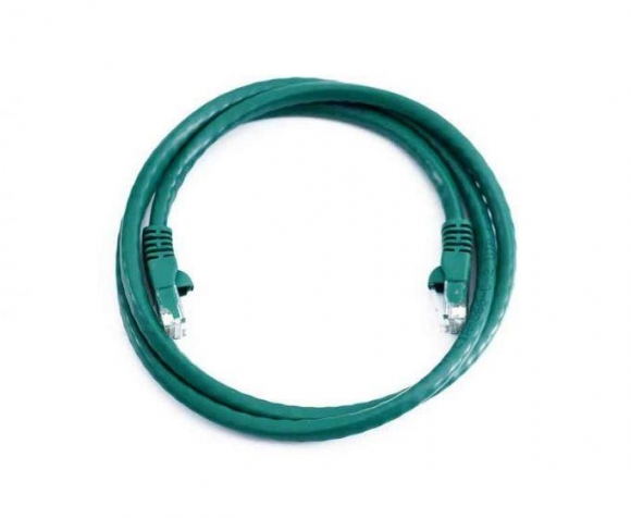 FIB Copper Cat 5e Patch Cable with Boots 5ft Green FIB Copper Cat 5e Patch Cable with Boots 5ft Green