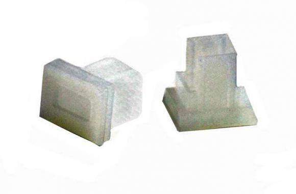 FIB Dust Cap Mating Sleeve Adapter SC Clear - 100 Pack