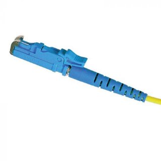 FIB Fiber Optic Patch Cable, E2000 to E2000 UPC-UPC, 1 meter, 3mm Simplex SM SMF28 Ultra Fiber