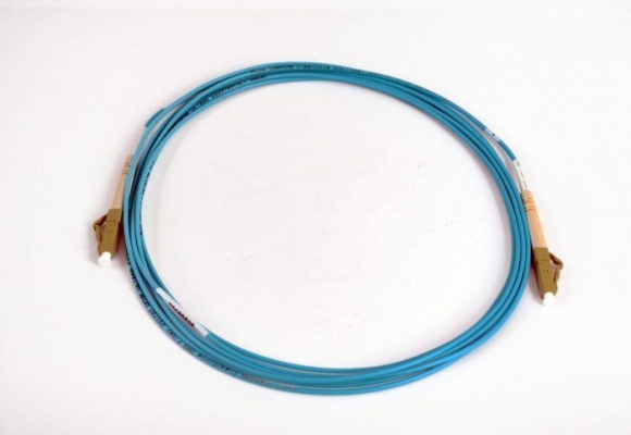 FIB Fiber Optic Patch Cable, LC PC to LC PC, 2 meters, 1.6mm Simplex MM ClearCurveOM3 Fiber