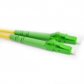 FIB Fiber Optic Patch Cable, LC to LC APC-APC, 5 meters, 1.6mm Simplex SM SMF-28 Ultra Fiber