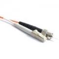 FIB Fiber Optic Patch Cable, ST PC to LC PC, 1 meter, 1.6mm Simplex MM Infinicor 300 Fiber