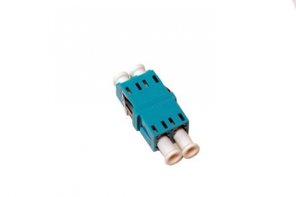 FIB LC 10Gig Adapter Duplex Aqua Multimode - No Flange, Style 5, SC Footprint