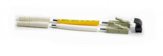 FIB LC Duplex Connector Multimode Mini 5.25mm Pitch Beige