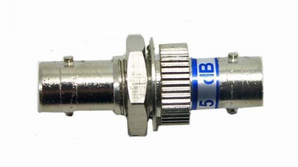 FIB ST Attenuator Female to Female Singlemode 1310/1550 Bulkhead 5dB
