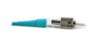 FIB ST Connector Multimode 50um OM3 900um-Aqua Boot