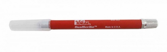 IDEAL Scribe Ruby Blade Dual Scribe (Red Handle)