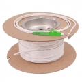 MDU White Drop Fiber Patch Cord LC/APC-LC/APC 31 meters (100 feet)