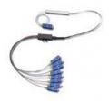 Planar Lightwave Circuit Splitter 1x4 PLC with SC/APC Fan Out