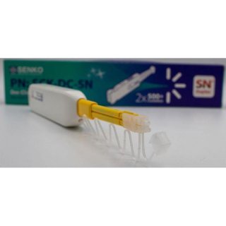 SN Connector Senko Duplex Ferrule End Face Cleaner, Senko SN Connector One Click Cleaner