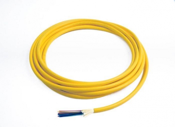 TLC 24 Fiber, 9/125um SM SMF28 Ultra, Distribution Fiber Optic Cable, Plenum, Yellow