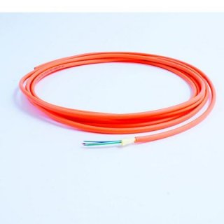 TLC 6 Fiber, 62.5/125um MM Infinicor300, Distribution Fiber Optic Cable, Plenum, Orange