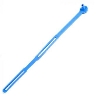 Univ Dust Cap for 1.25mm ferrule w/strap - Blue-100 Pack