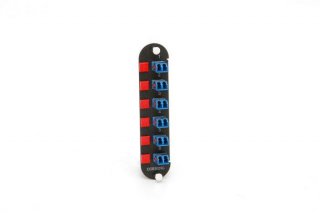 CORNING Adapter Panel CCH Singlemode Loaded with (6) Duplex LC UPC Adapters (12-Fiber) Ceramic Insert