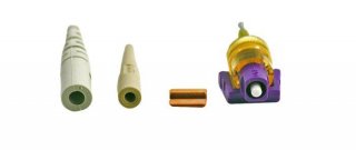 Corning Cable Systems ST Connector Multimode UniCam 62.5 125um Zirconia
