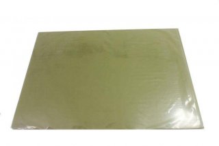 FIB 12um Lapping Film / Polishing Film Aluminum Oxide 9" x 13" Sheet Yellow - 25 Pack
