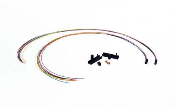 FIB 900um Color Coded Fan Out Kit 24 Fiber 36" Tubing