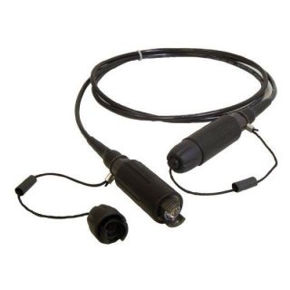 FIB Blue Expanded Beam Plug to Plug 2-Channel 50um OM3