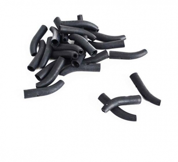 FIB Connector Boot LC 2.0mm 50 Degree Black - 25 Pack