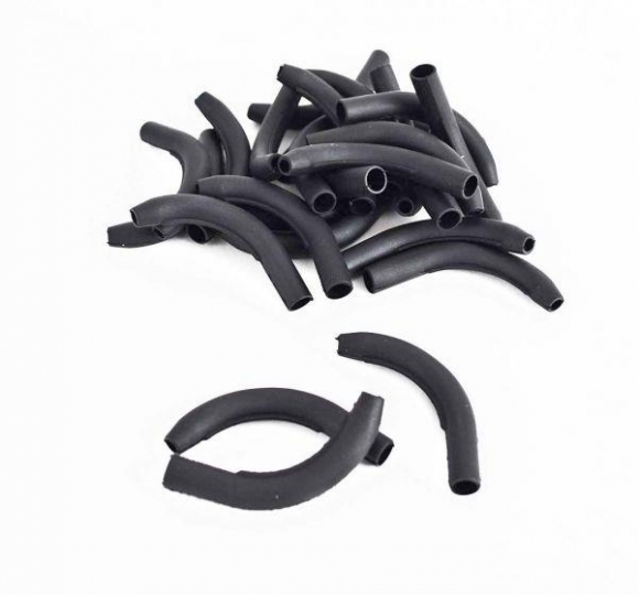 FIB Connector Boot SC & FC 3.0mm 90 Degree Boot Black - 25 Pack