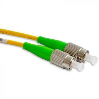 FIB Fiber Optic Patch Cable, FC APC to FC APC, 5 meters, 3mm Simplex SM SMF-28 Ultra Fiber