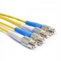 FIB Fiber Optic Patch Cable, FC to FC UPC-UPC, 2 meters, 3mm Duplex SM SMF-28 Ultra Fiber