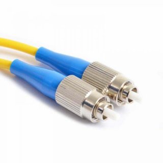 FIB Fiber Optic Patch Cable, FC UPC to FC UPC, 10 meters, 3mm Simplex SM SMF-28 Ultra Fiber