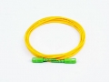 FIB Fiber Optic Patch Cable, SC APC to SC APC, 1 meter, 3mm Simplex SM SMF-28 Ultra Fiber