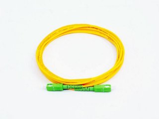FIB Fiber Optic Patch Cable, SC APC to SC APC, 2 meters, 3mm Simplex SM SMF-28 Ultra Fiber