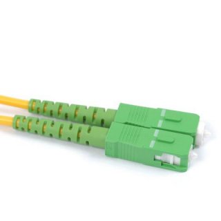 FIB Fiber Optic Patch Cable, SC APC to SC APC, 3 meters, 3mm Simplex SM SMF-28 Ultra Fiber