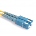 FIB Fiber Optic Patch Cable, SC to SC UPC-UPC, 2 meters, 3mm Simplex SM SMF-28 Ultra Fiber