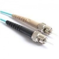 FIB Fiber Optic Patch Cable, ST PC to ST PC, 2 meters 1.6mm Simplex MM ClearCurveOM3 Fiber