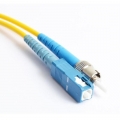FIB Fiber Optic Patch Cable, ST to SC UPC-UPC, 1 meter, 3mm Simplex SM SMF-28 Ultra Fiber