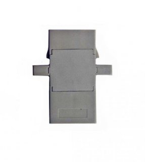 FIB LC Adapter Duplex Beige Multimode - with Flange, Style 3, SC Footprint