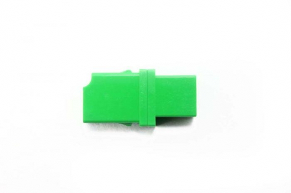 FIB LC APC Adapter Simplex Green Singlemode - No Flange, Style 5  FIB LC APC Adapter Simplex Green Singlemode - No Flange, Style 5