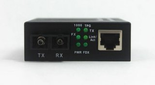 FIB Media Converter SC 10/100/1000 Base-T/TX to 1000 Base-FX 20km