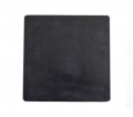 FIB Polishing Pad 90 Durometer Rubber Square 6" x 6" Black