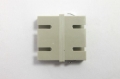 FIB SC Adapter Duplex Beige Multimode - No Flange, Style 5