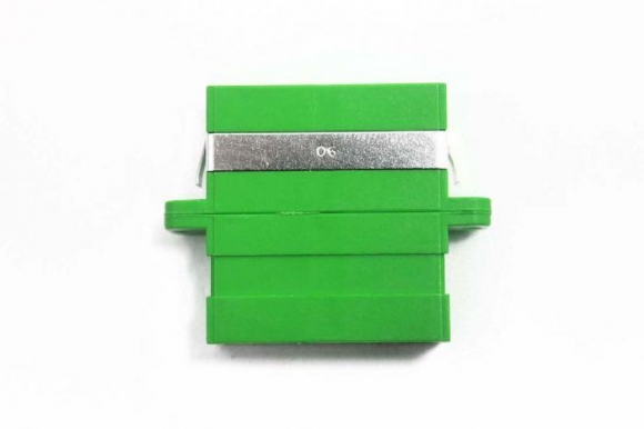 FIB SC APC Adapter Duplex Green Singlemode - with Flange, Style 3  FIB SC APC Adapter Duplex Green Singlemode - with Flange, Style 3