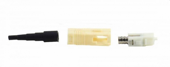 FIB SC Connector Multimode 127um Zirconia Ferrule 900um Boot  FIB SC Connector Multimode 127um Zirconia Ferrule 900um Boot