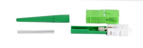 FIB Splice-On Connector SC APC Singlemode Cheetah 900um Green 100 Pack