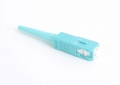 FIB Splice-On Connector SC PC Multimode Cheetah 50um OM3 900um Aqua 10 Pack